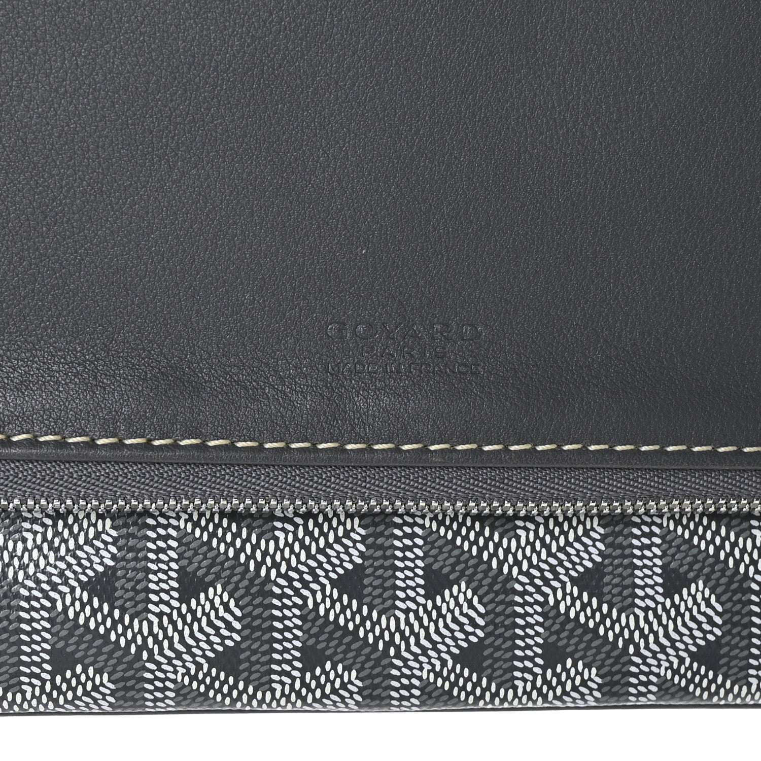 Goyard Goyardine Sainte Marie Soft Clutch Grey 4 of 6