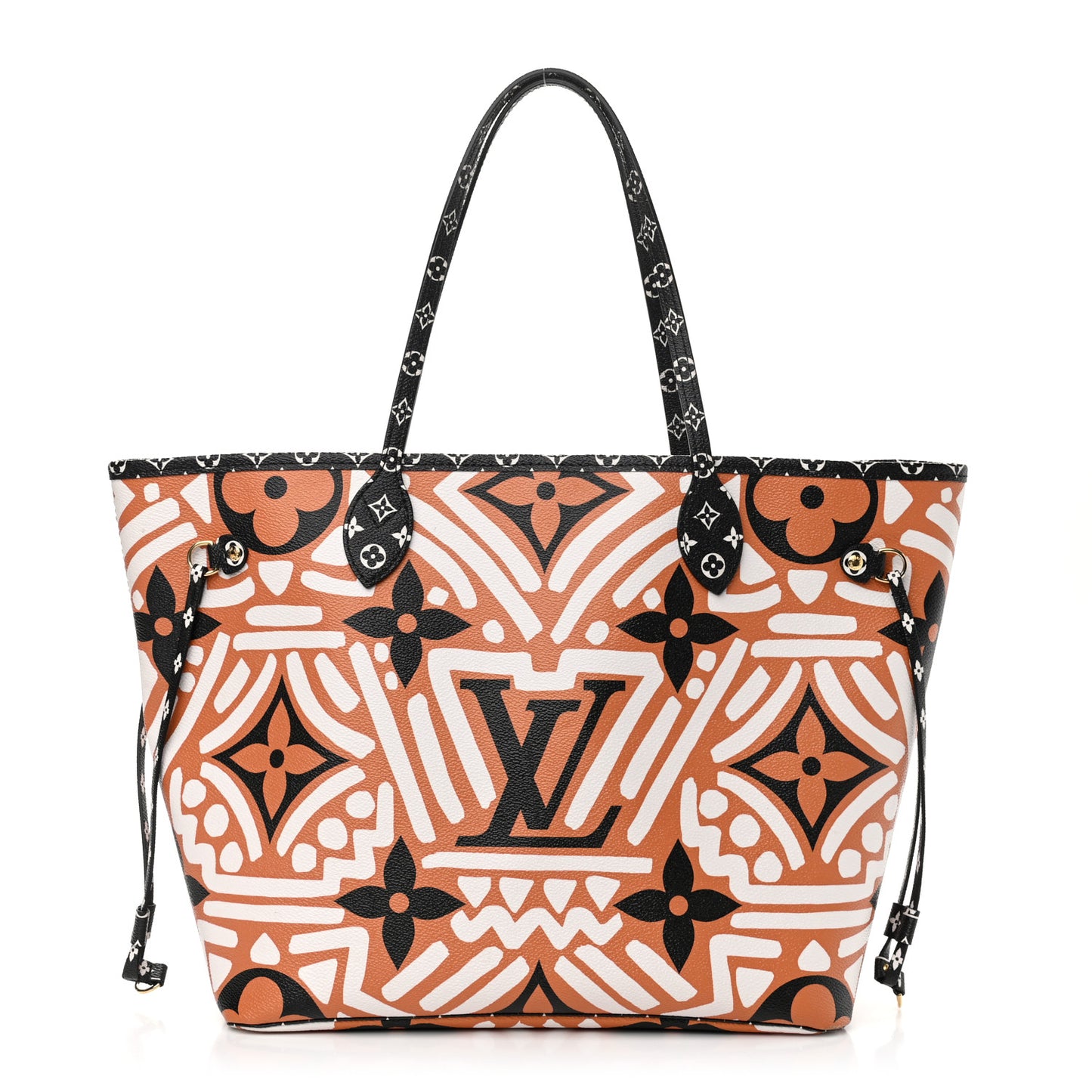 Monogram Giant Crafty Neverfull MM Creme Caramel