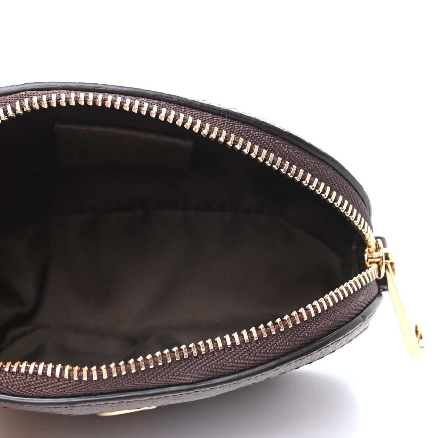 GG Supreme Monogram Web Ophidia Dome Key Pouch Beige New Acero