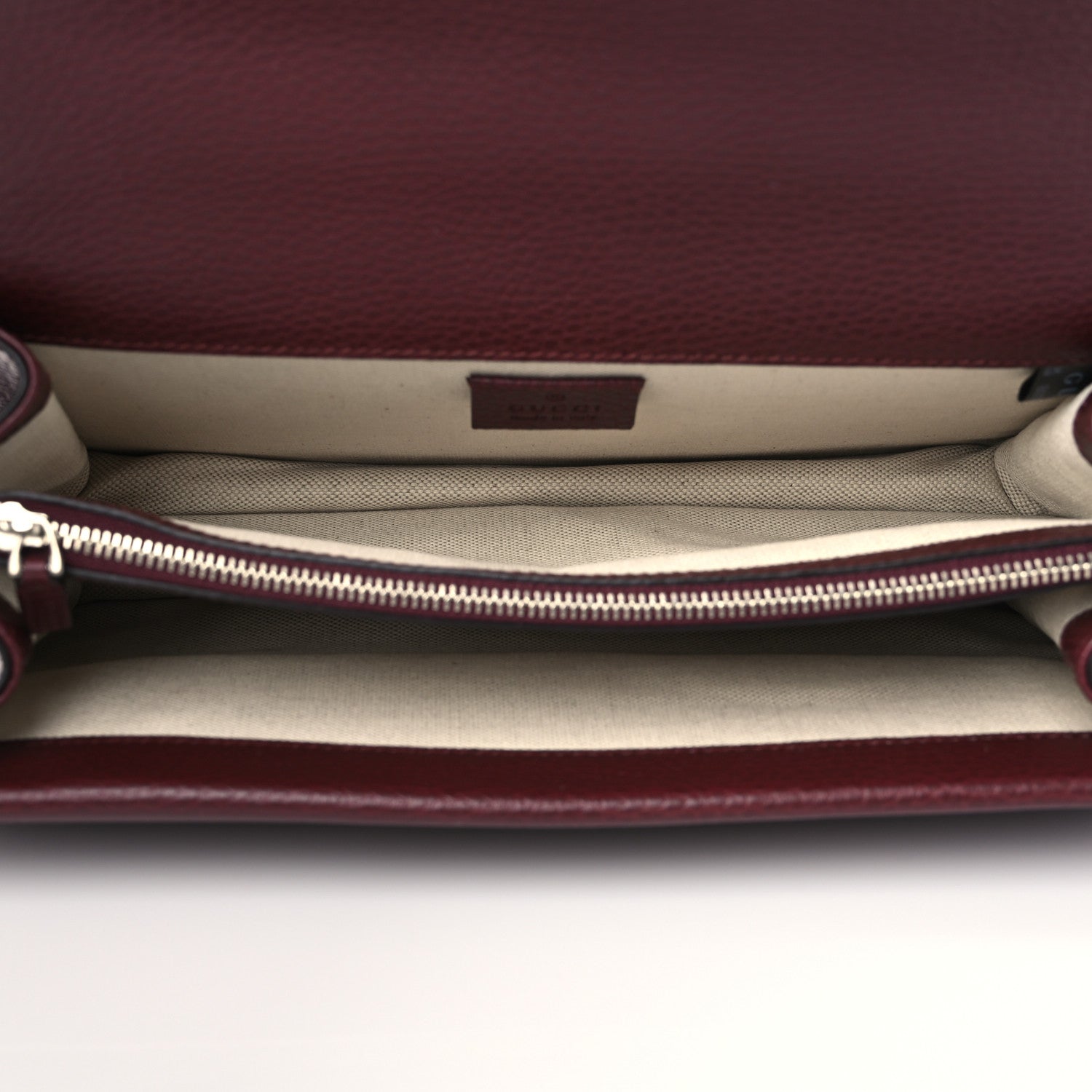Gucci Dollar Calfskin Crystal Small Dionysus Shoulder Bag Vintage Bordeaux 5 of 10