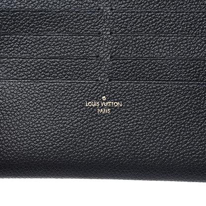Louis Vuitton Calfskin Felicie Chain Wallet Card Holder Insert Black 5 of 5