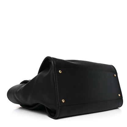 Chanel Calfskin Medium Deauville Tote Black Multicolor 4 of 10