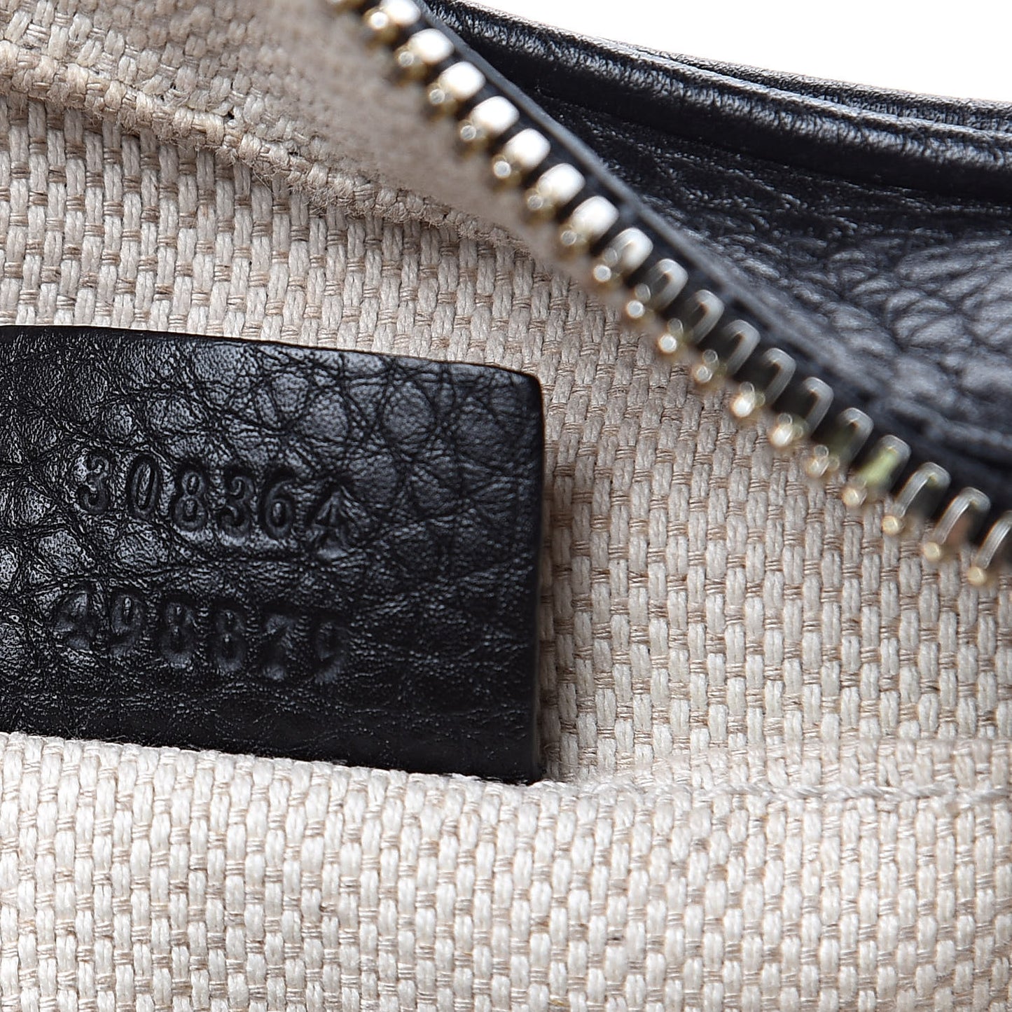 Pebbled Calfskin Small Soho Disco Bag Black