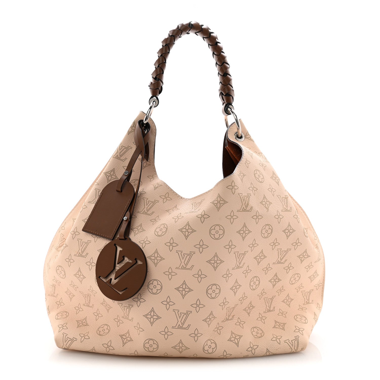 Louis Vuitton Mahina Carmel Hobo Creme 1 of 12