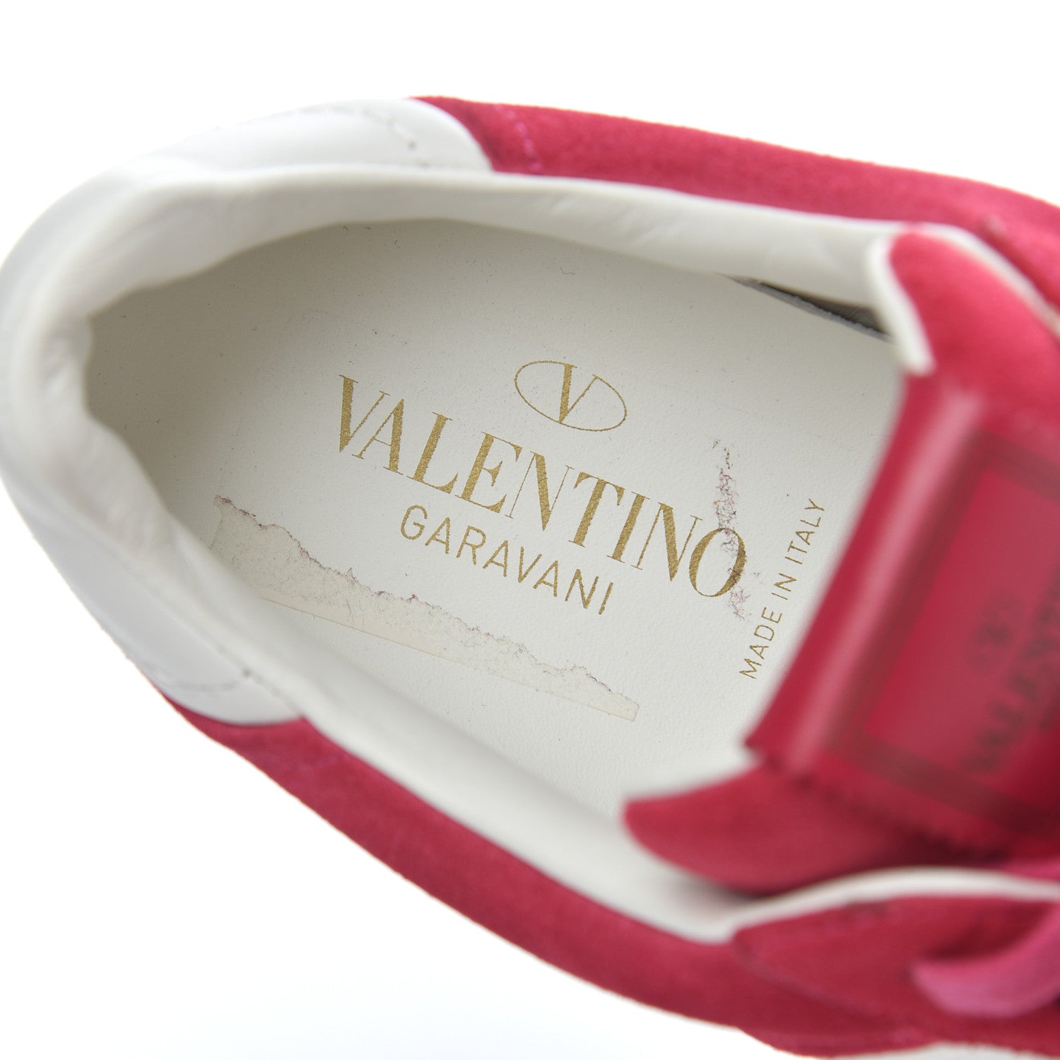 Valentino Garavani Suede Flycrew Sneakers 37 Pink 6 of 17