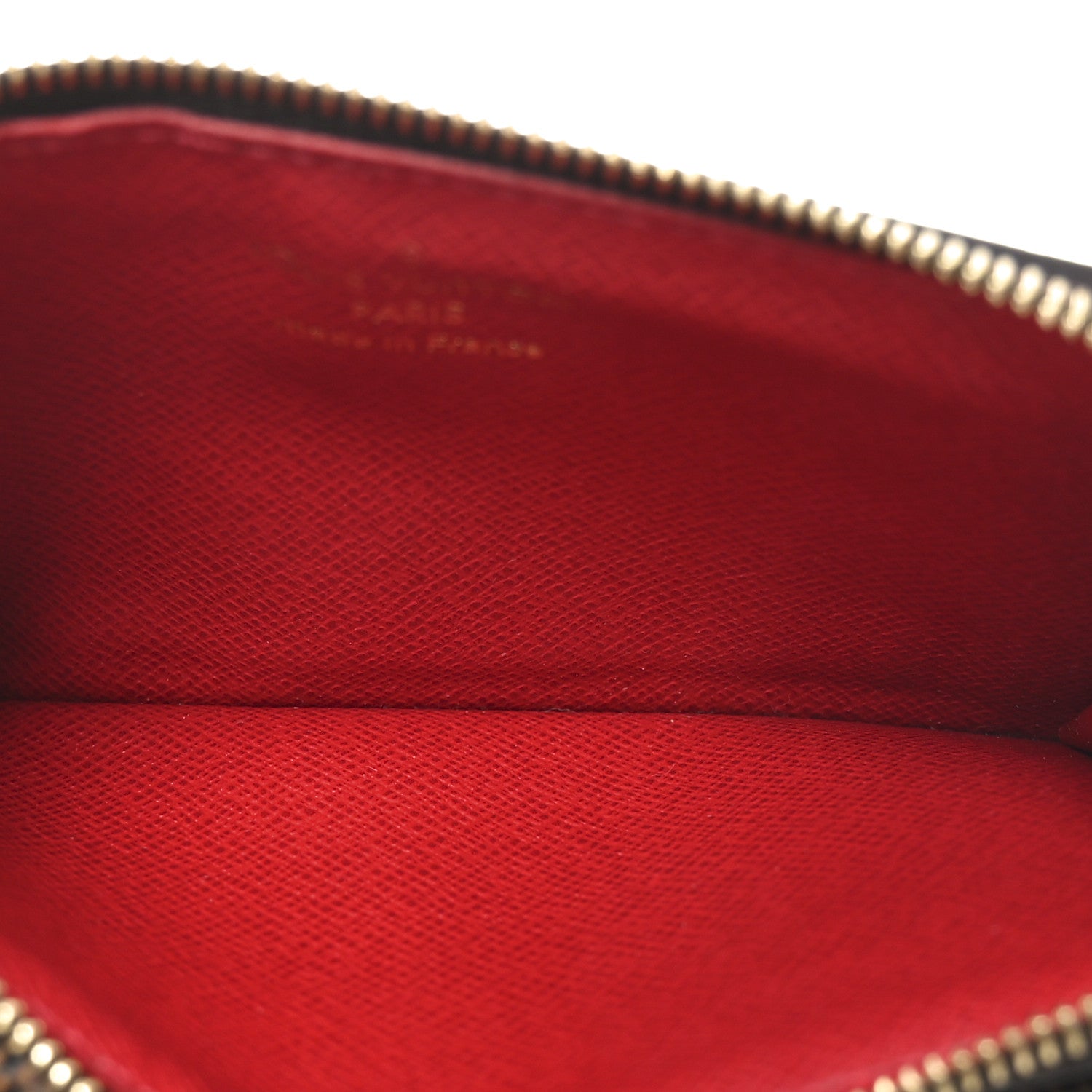 Louis Vuitton Damier Ebene Recto Verso Card Holder Red 5 of 7