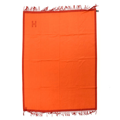 Hermes Cashmere Neoreverso Blanket Terracotta 1 of 3
