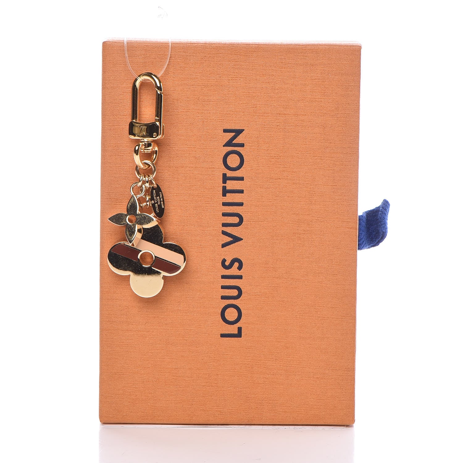 Louis Vuitton Stripes Flowers Bag Charm 5 of 5
