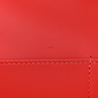 Hermes Tadelakt Egee Clutch Rose Lipstick 11 of 11