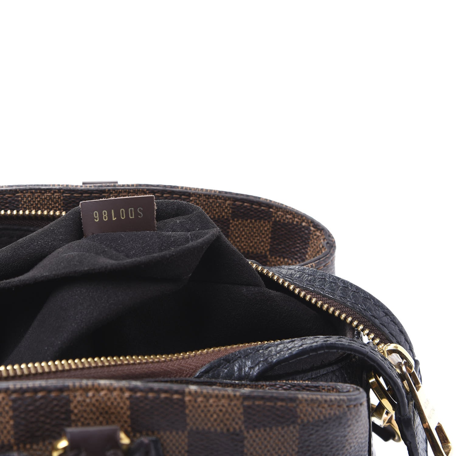 Louis Vuitton Cuir Taurillon Damier Ebene Normandy Black 11 of 14