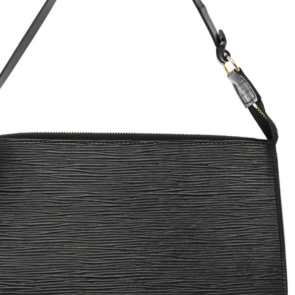 Louis Vuitton Epi Pochette Accessories 24 Black 8 of 13