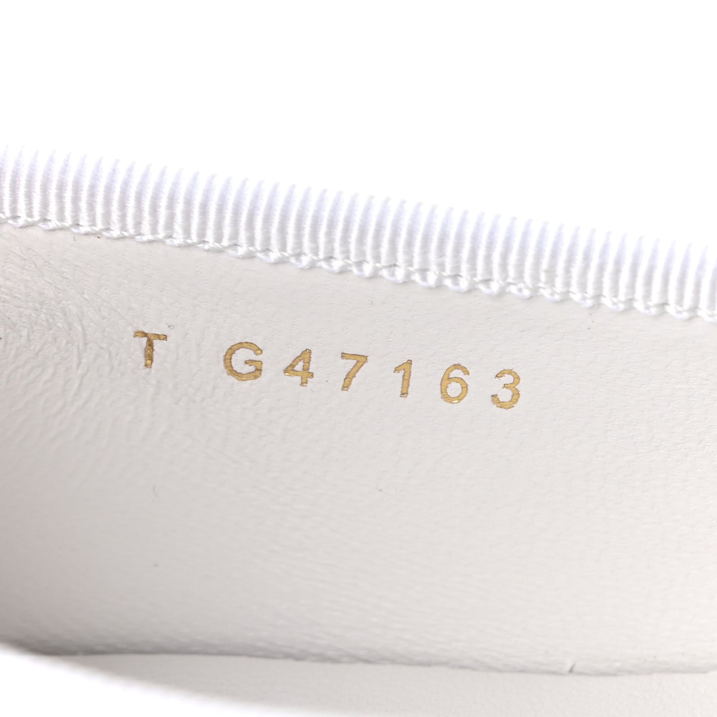 Lambskin Quilted CC Cambon Ballet Flats 41 White Black