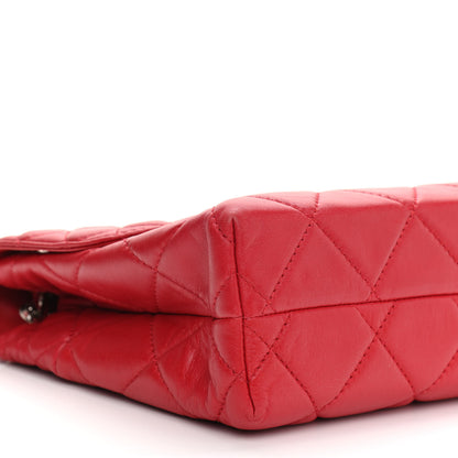 Chanel Calfskin Quilted In The Business Flap Bag Red 9 of 12