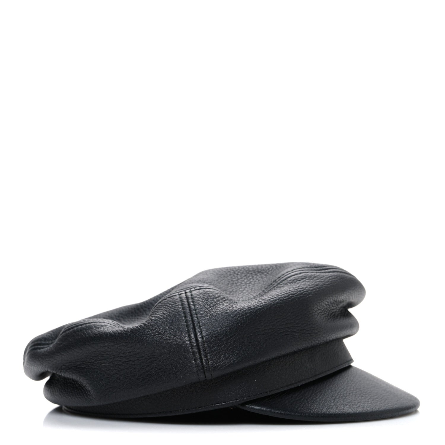 Gucci Calfskin Newsboy Hat M Black 5 of 9
