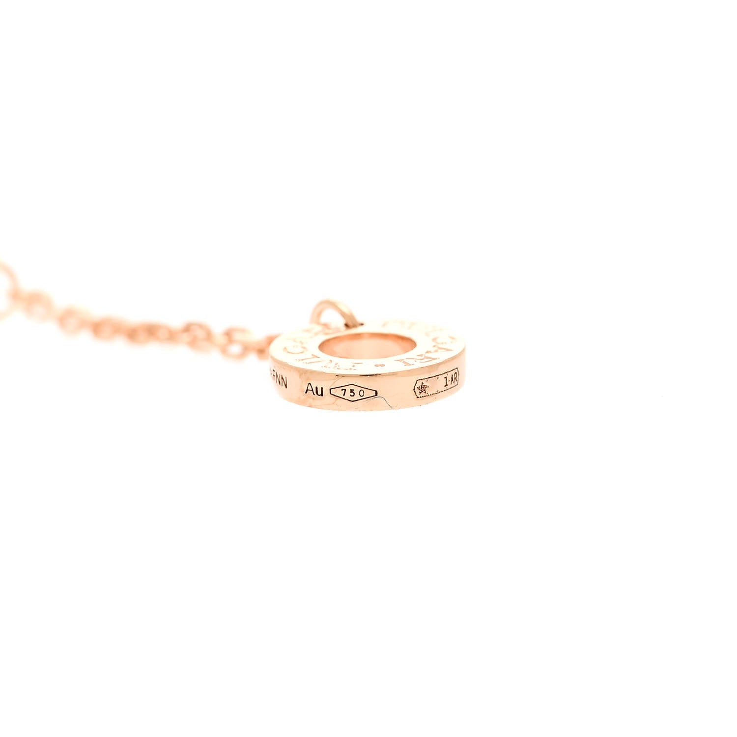 Bulgari 18K Rose Gold Diamond Black Onyx Divas' Dream Pendant Necklace 4 of 6