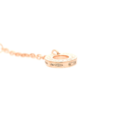 Bulgari 18K Rose Gold Diamond Black Onyx Divas' Dream Pendant Necklace 4 of 6