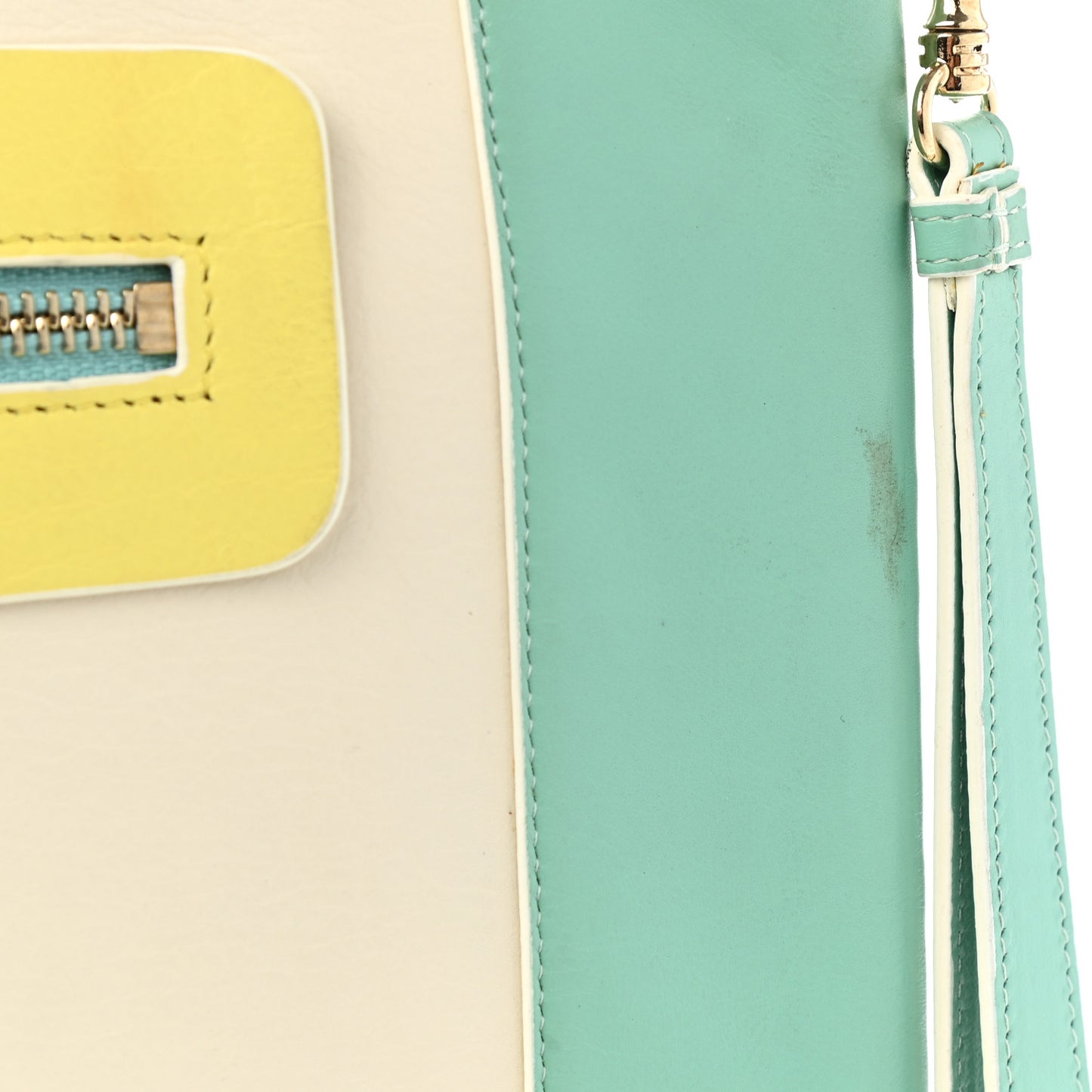 Peter Spikes Medium Pouch Turquoise