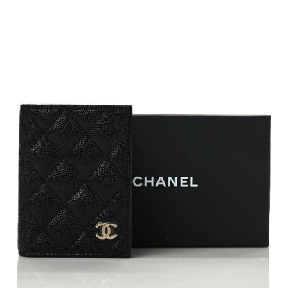 Chanel Caviar Quilted Card Holder Wallet Black 8 of 8