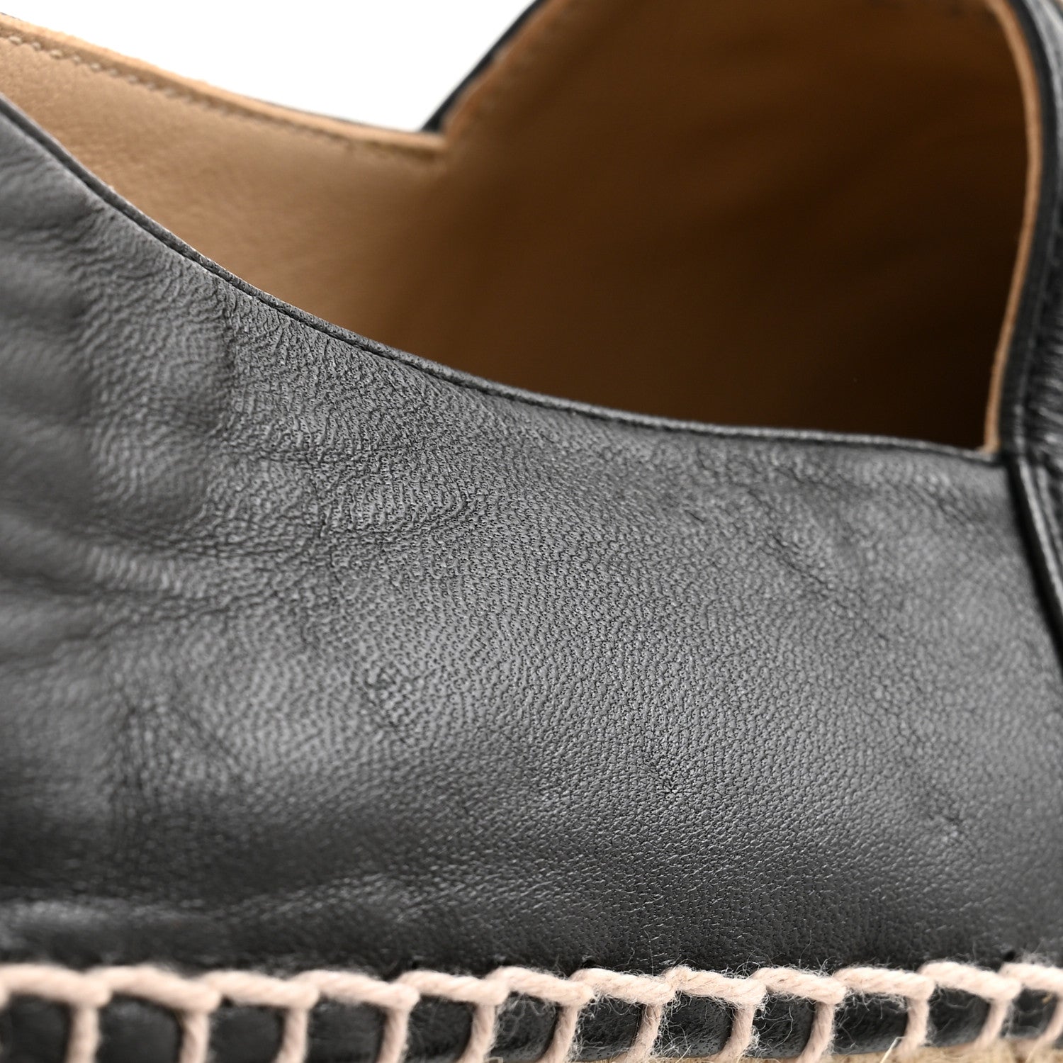 Chanel Lambskin Camellia CC Stud Espadrilles 40 40 Black 11 of 12