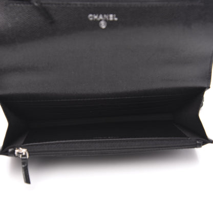 Chanel Caviar Quilted My Everything Wallet On Chain WOC Black 5 of 12