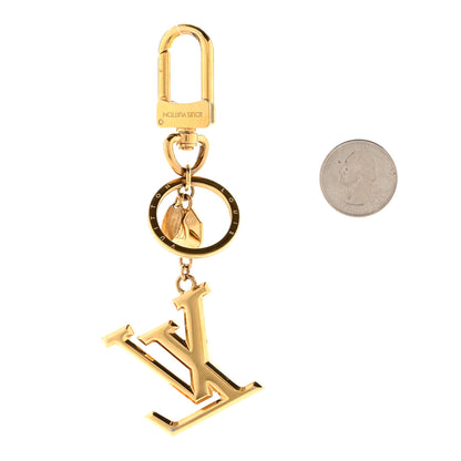 Louis Vuitton LV Facettes Bag Charm Key Holder Gold 2 of 5