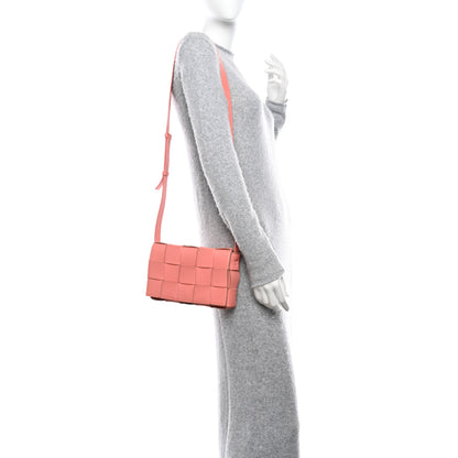 Bottega Veneta Nappa Maxi Intreccio Cassette Bag Peach 2 of 13