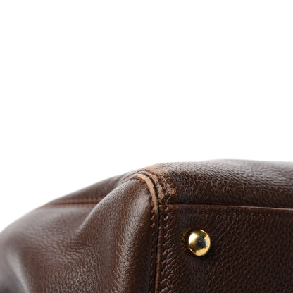 Chanel Calfskin Cerf Executive Shopper Tote Brown 11 of 21