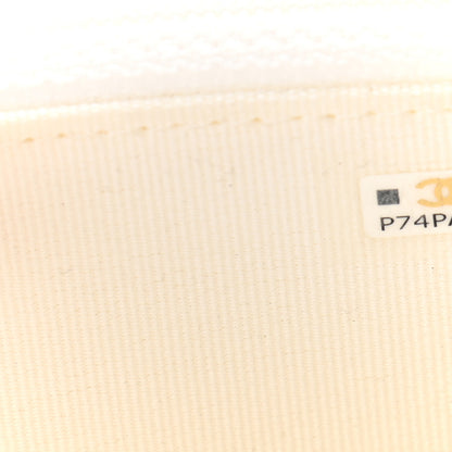 Chanel Caviar Quilted Pocket Twins Clutch With Chain White 8 of 12