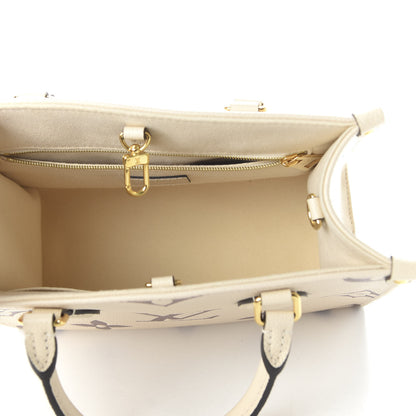 Louis Vuitton Empreinte Monogram Giant Onthego PM Creme Bois De Rose 6 of 10