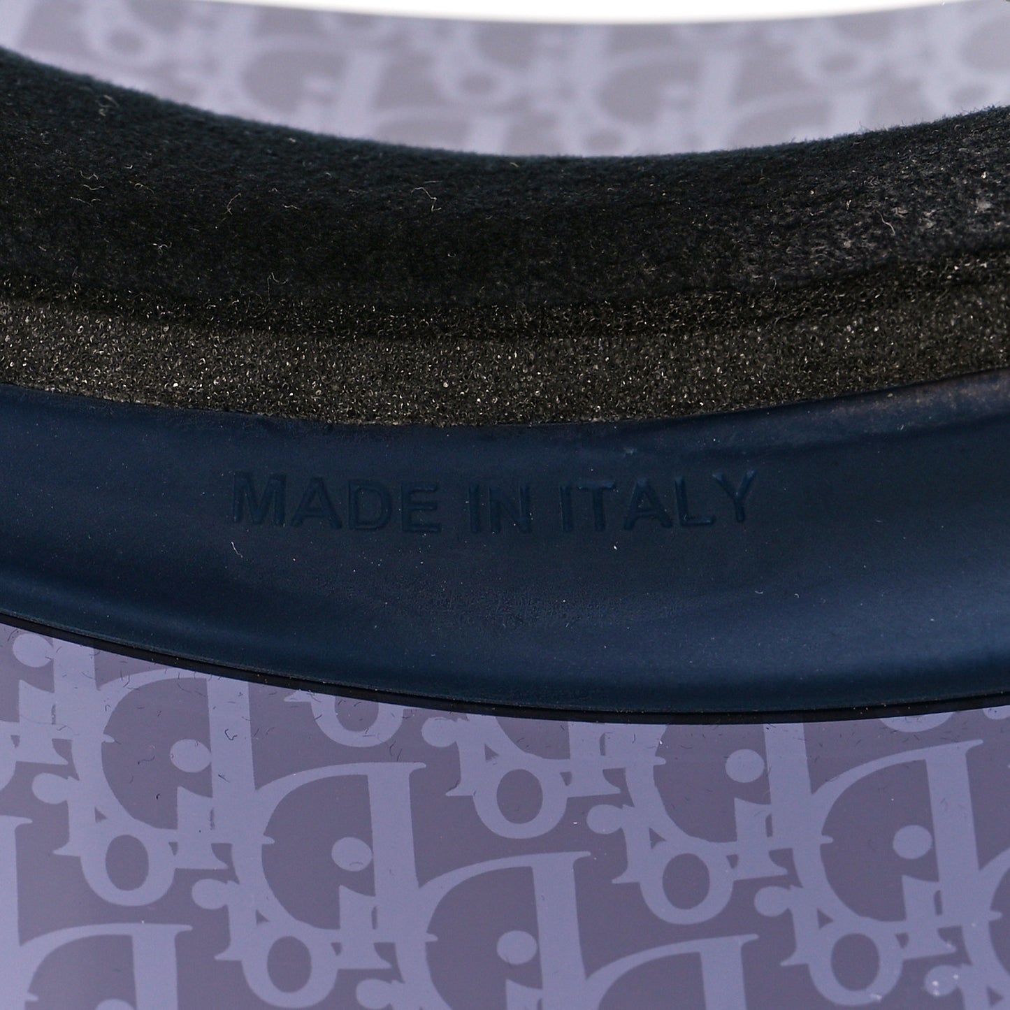 Oblique DiorClub V1U Sun Visor Blue