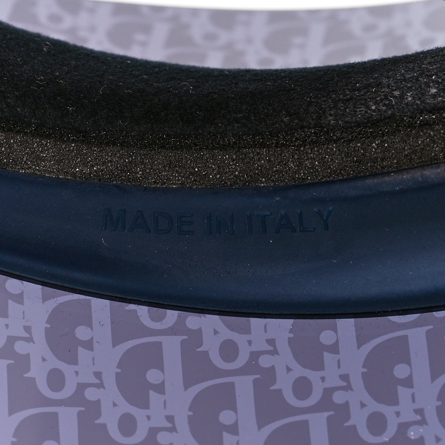 Christian Dior Oblique DiorClub V1U Sun Visor Blue 7 of 7