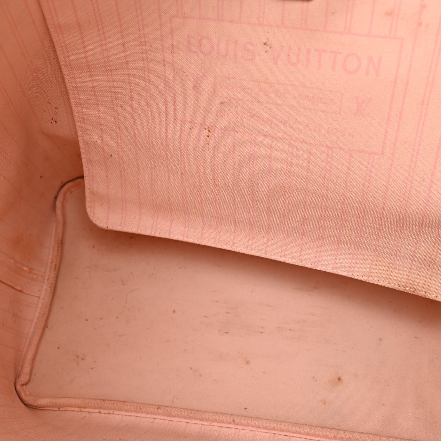 Louis Vuitton Damier Azur Neo Neverfull GM Rose Ballerine 10 of 12