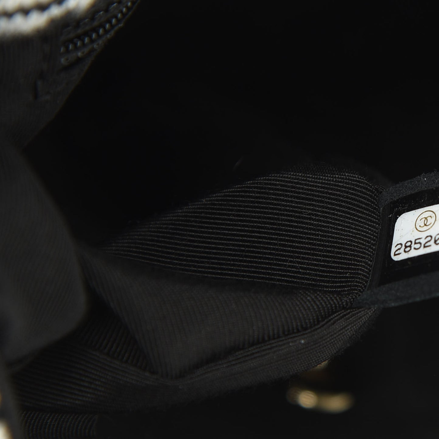 Cashmere Knit Coco Neige Flap Black White