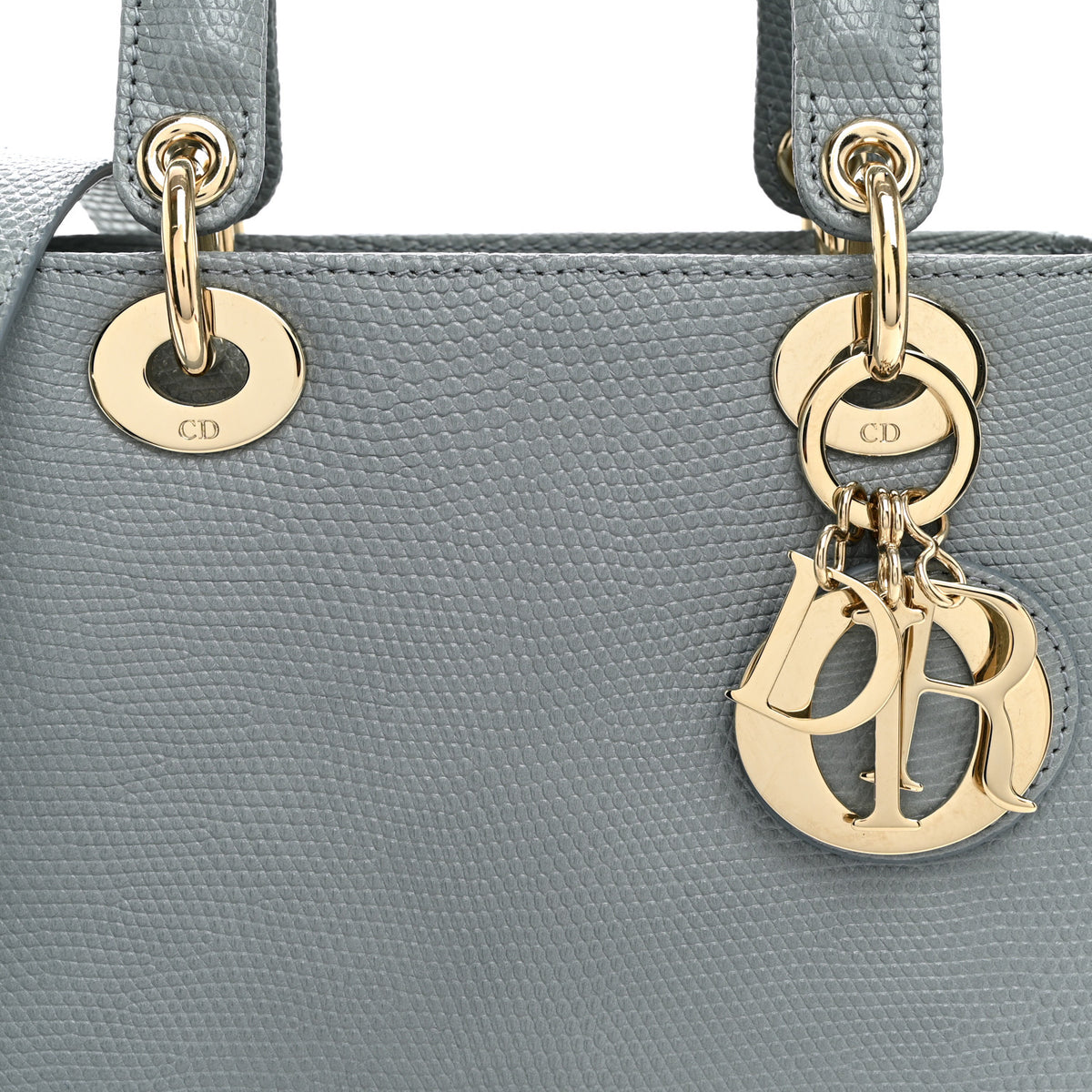 Christian Dior Lizard Small Lady Dior Cloud Blue 7 of 9