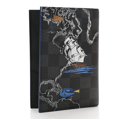 Louis Vuitton Damier Graphite Map Passport Cover 3 of 8