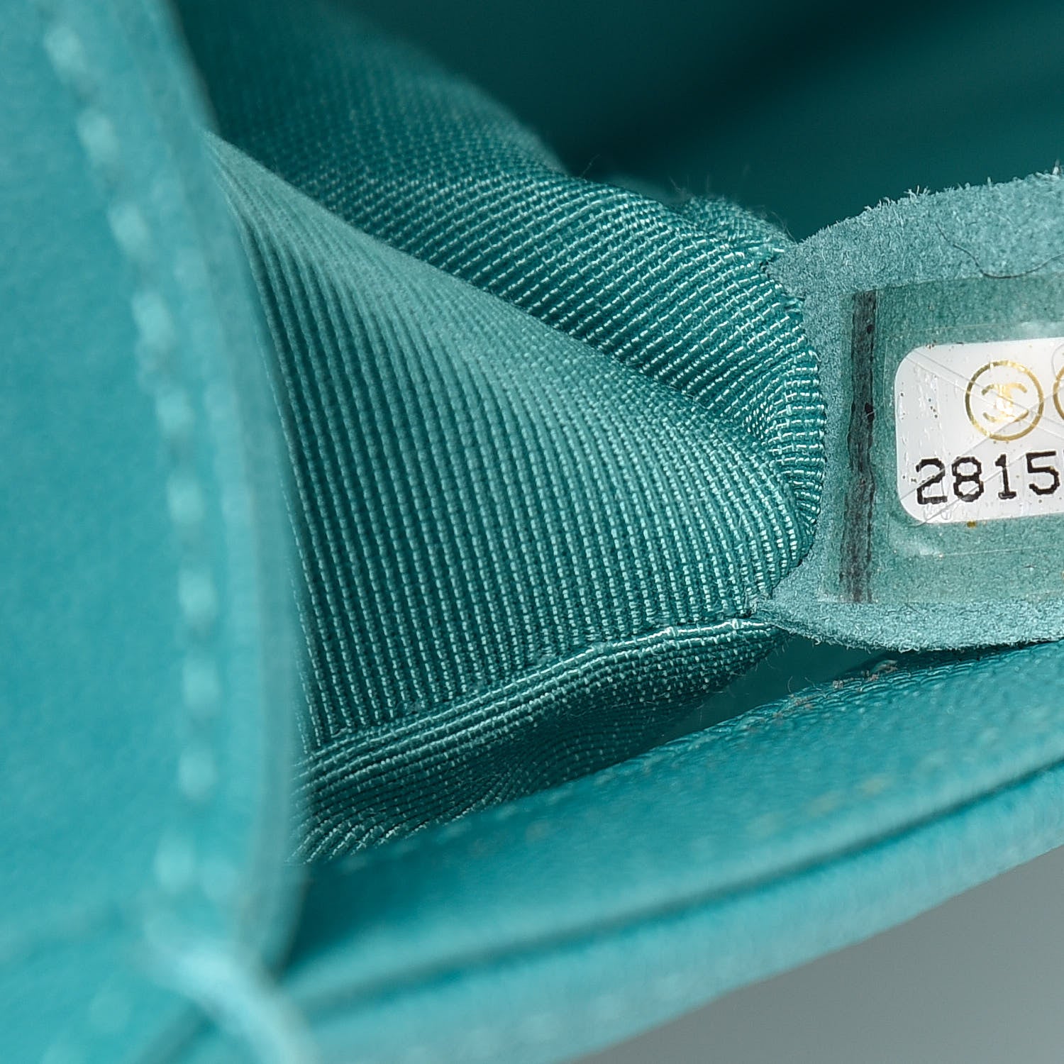 Chanel Caviar Quilted Medium Boy Flap Turquoise 7 of 12