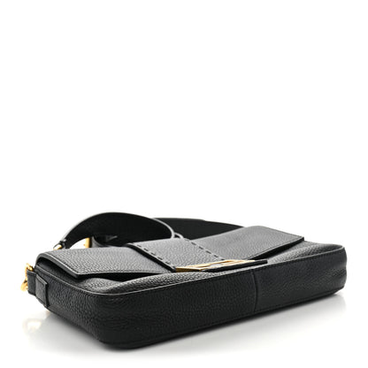 Fendi Cuoio Romano Selleria Belt Baguette Bag Black 4 of 11
