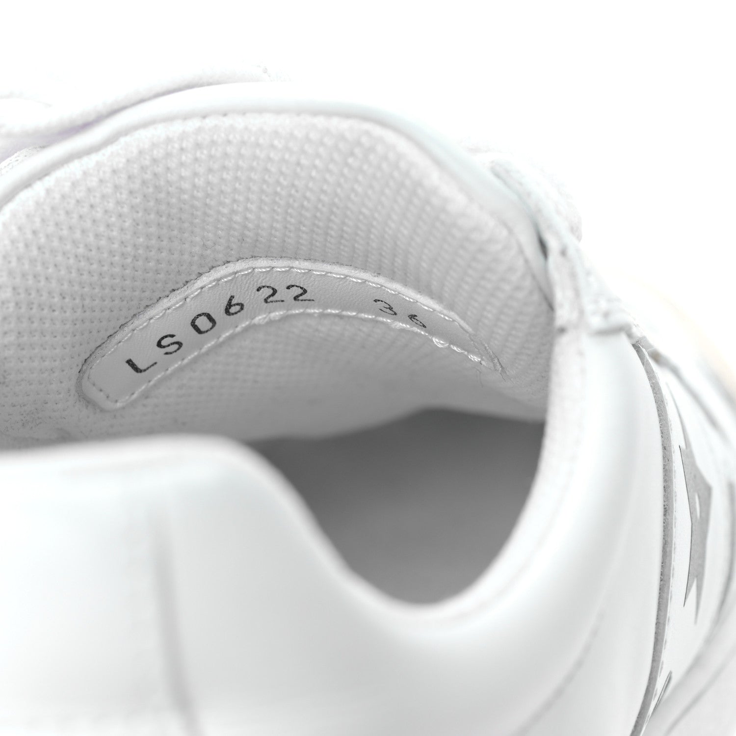 Christian Dior Calfskin Suede Dior Star Low Top Sneakers 36 White 8 of 8