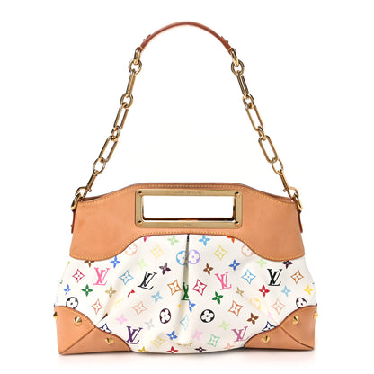 Louis Vuitton Monogram Multicolor Judy MM White 1 of 9