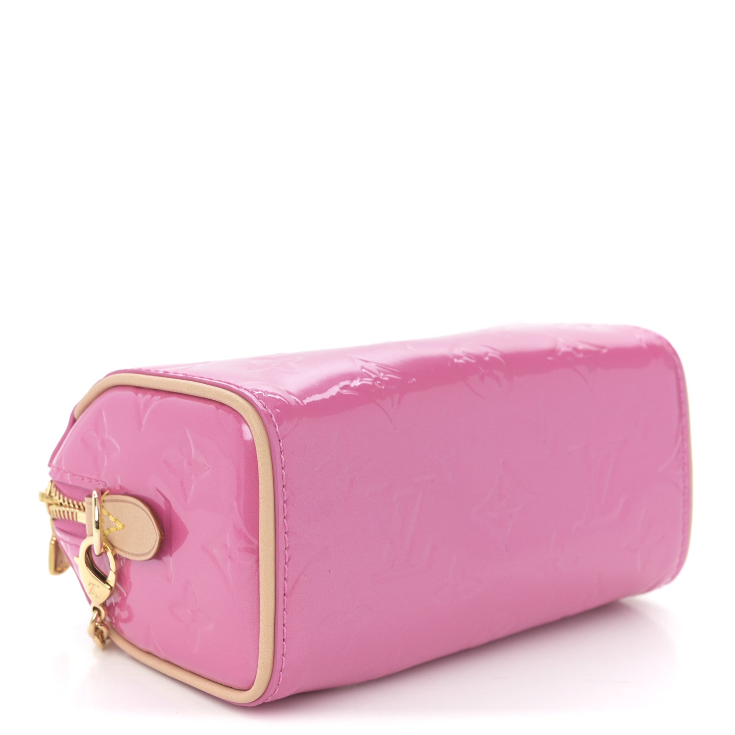 Louis Vuitton Vernis Monogram Nano Speedy Neon Pink 9 of 25