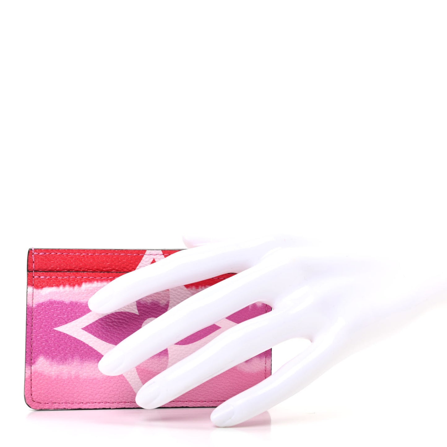 Monogram Escale Card Holder Rouge