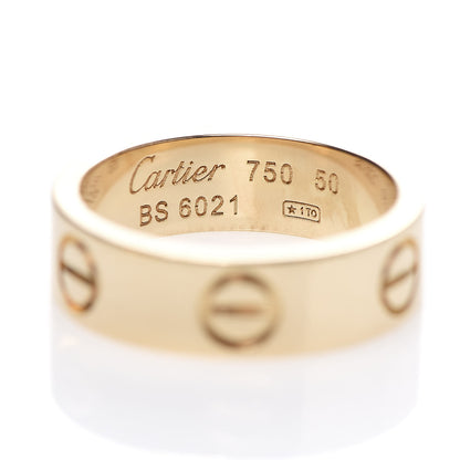 Cartier 18K Yellow Gold 5.5mm LOVE Ring 50 5.25 4 of 4