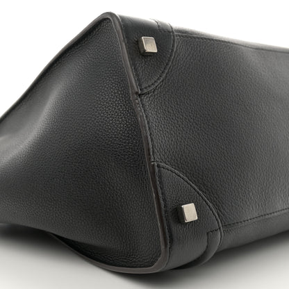 Celine Drummed Calfskin Mini Luggage Black 8 of 10