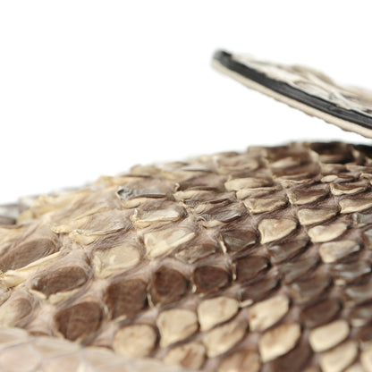 Gucci Python Bamboo Croisette Evening Bag Off White 9 of 9