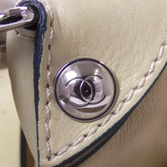 Chanel Lambskin Edgy Large Hobo Beige 7 of 14