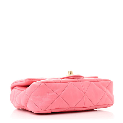 Chanel Lambskin Quilted Mini Funky Town Flap Pink 4 of 13