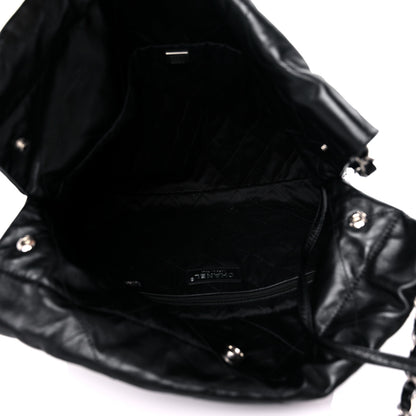 Chanel Shiny Calfskin Quilted Small Chanel 22 Black 6 of 11