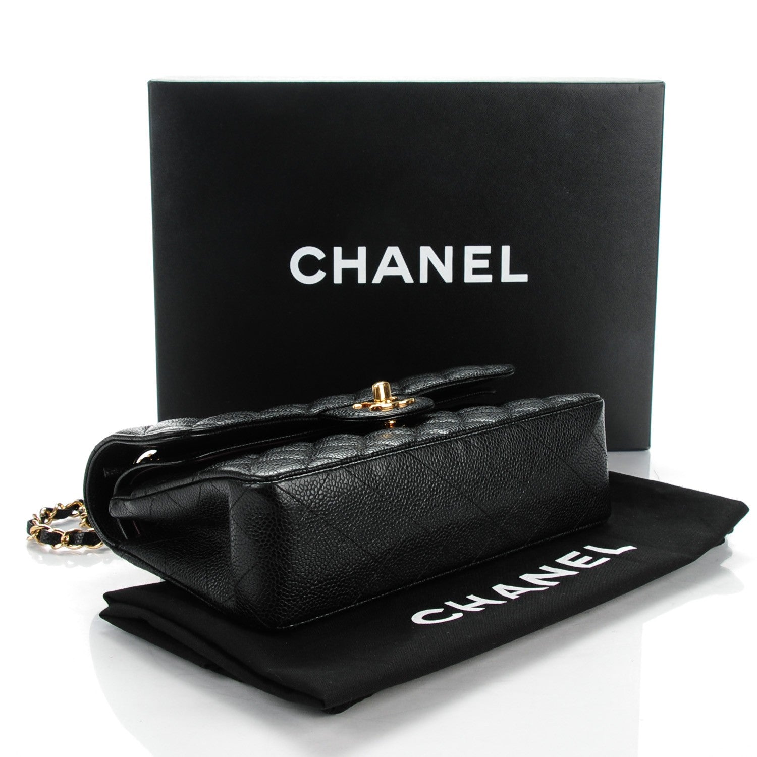Chanel Caviar Quilted Small Double Flap Black 4 of 8