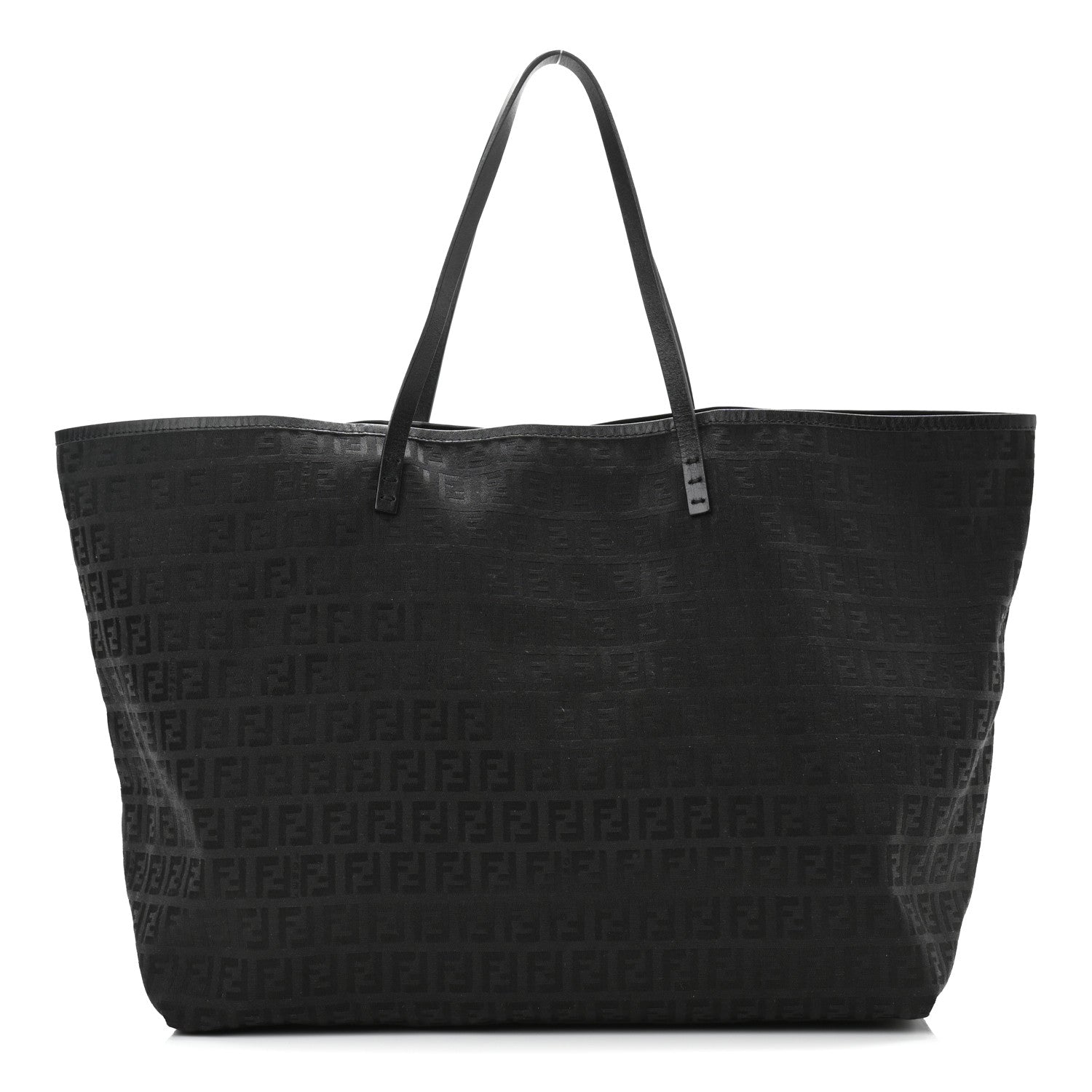Fendi Zucchino Shopping Tote Black 5 of 16