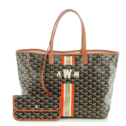 Goyard Goyardine Saint Louis PM Black Gold 1 of 8
